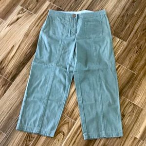 ✨Gray-green Capris by Christopher & Banks